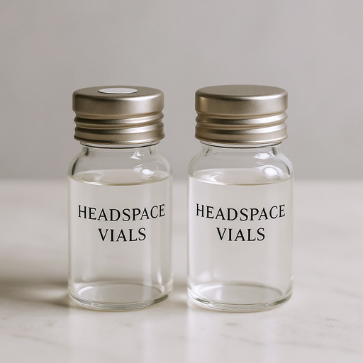 [NA200C9] Clear Crimp Top Vial- Flat Bottom, Bevelled